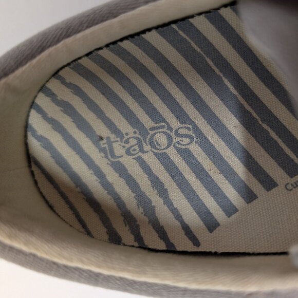 Täos Footwear Star STA-12844 Casual Sneakers in Grey Wash Canvas - Picture 4 of 16